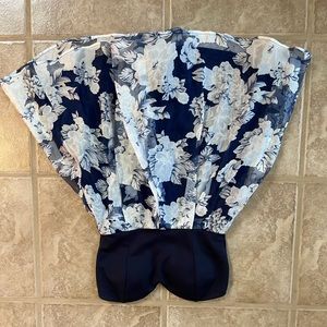 Strapless floral dress